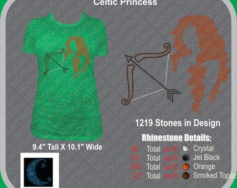 Celtic Princess Bling Rhinestone design Download