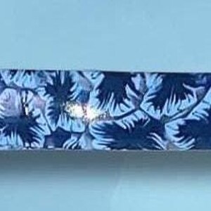 Blaue Blumen Haarspange, super Griff, Vintage Made in France Haarspange