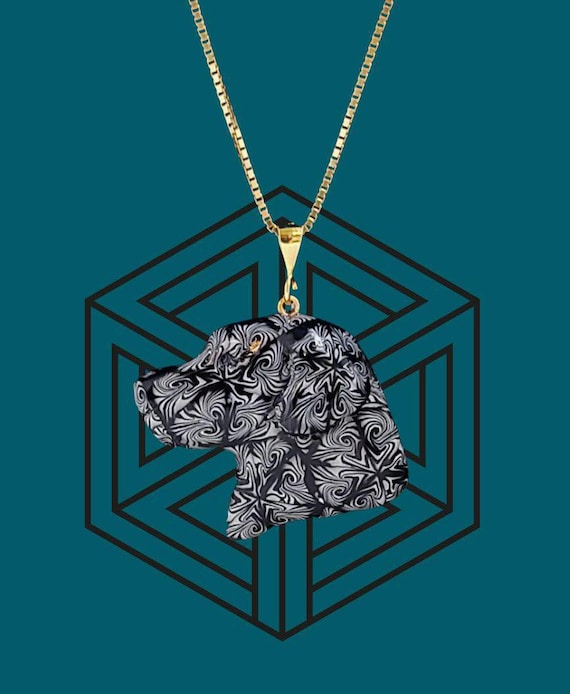 Labrador Retriever Black and White Paradox Necklace