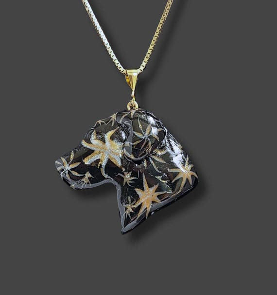 Starfish Labrador Retriever Pendant Necklace