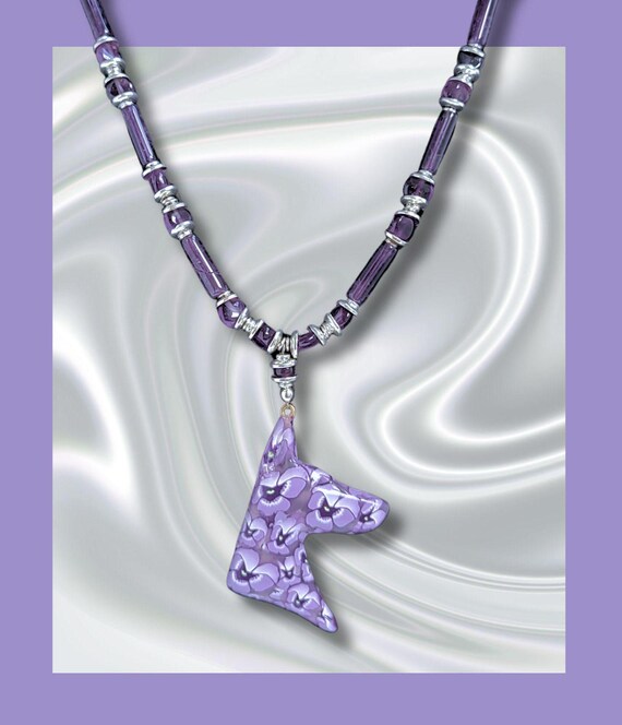 Amethyst Doberman Necklace