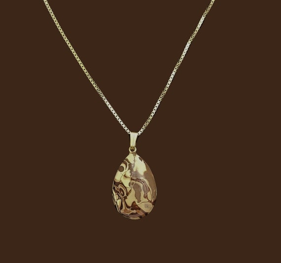 Mokume Gane Pendant Necklace