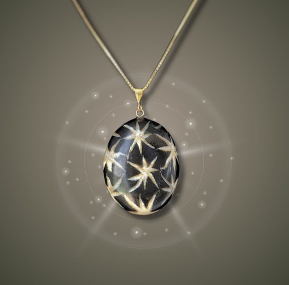 Oval Starfish pendant pendant