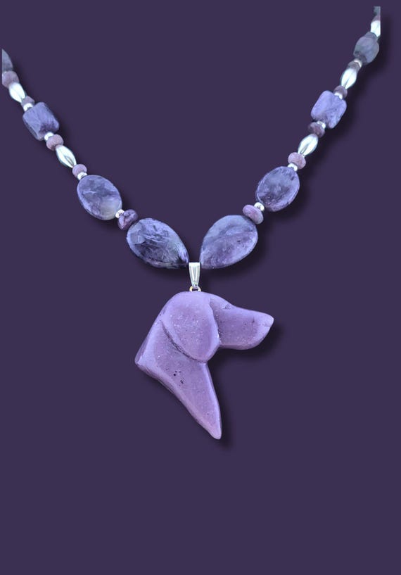 Vizsla Charoite Necklace