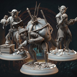 Mana Goblin Trio - Alchemist, Sorcerer, Loot by DM Stash