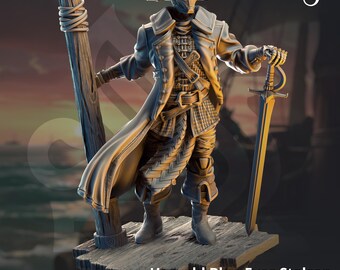 Warforged Swashbuckler - Harvold "Blue Eyes" Stalson by DM Stash
