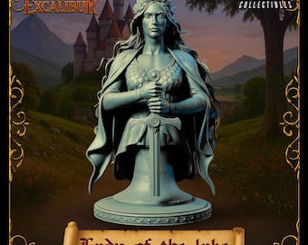 Bust of Knight - Lady of the Lake by PRIMAL Collectibles