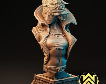Bust of Black Lotus Katerina by The Witchguild