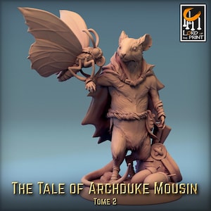 Mouse Messenger Stand by Rescale Miniatures