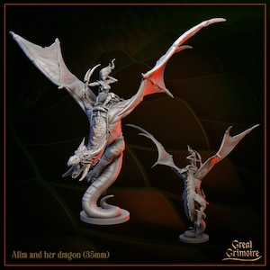 Alira and her dragon by Great Grimoire