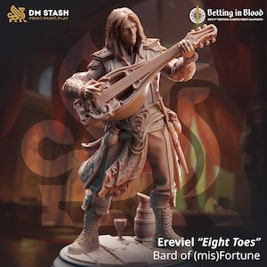 Elven Fortune Bard - Ereviel Eight Toes by DM Stash