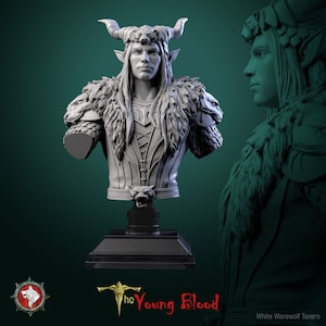 Taerith Silent Step bust by White Werewolf Tavern