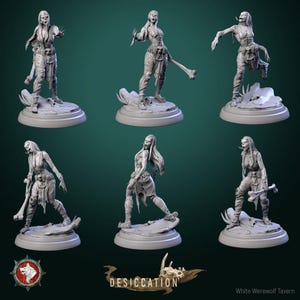 Zombie Barbarians female by White Werewolf Tavern