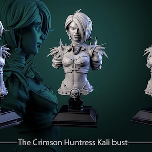 The Crimson Huntress bust by White Werewolf Tavern