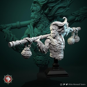 Garoto Warlord bust by White Werewolf Tavern