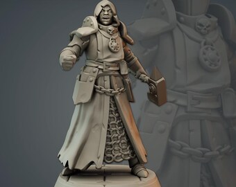 Priest Fight by Galaad Miniatures