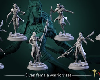 Elven female warriors by White Werewolf Tavern