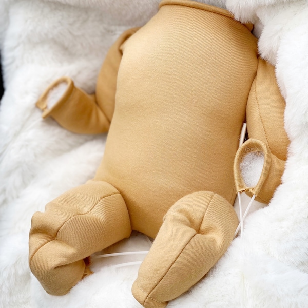 Reborn doll Cuddle body Recommended SILICONE ONLY!!! 1/4 hands and feet Reggiesdolls Pre stuffed all sizes FRee SHipping in US only