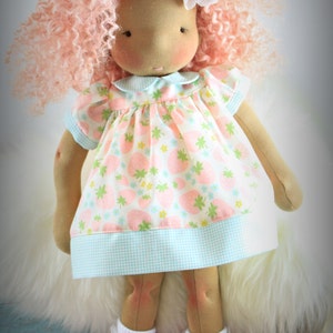 Reggie's Babydoll dress pattern PDF Fits Waldorf doll 15 to 17 image 1