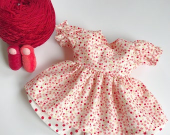 Reggiesdolls Perfect Party Dress  pattern PDF Fits 10" dolls and Teddy Bears