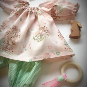 Reggiisdolls Easy Peasy Dress and Bloomers pattern PDF Fits 12&#39; to 18&quot; dolls and Teddy Bears