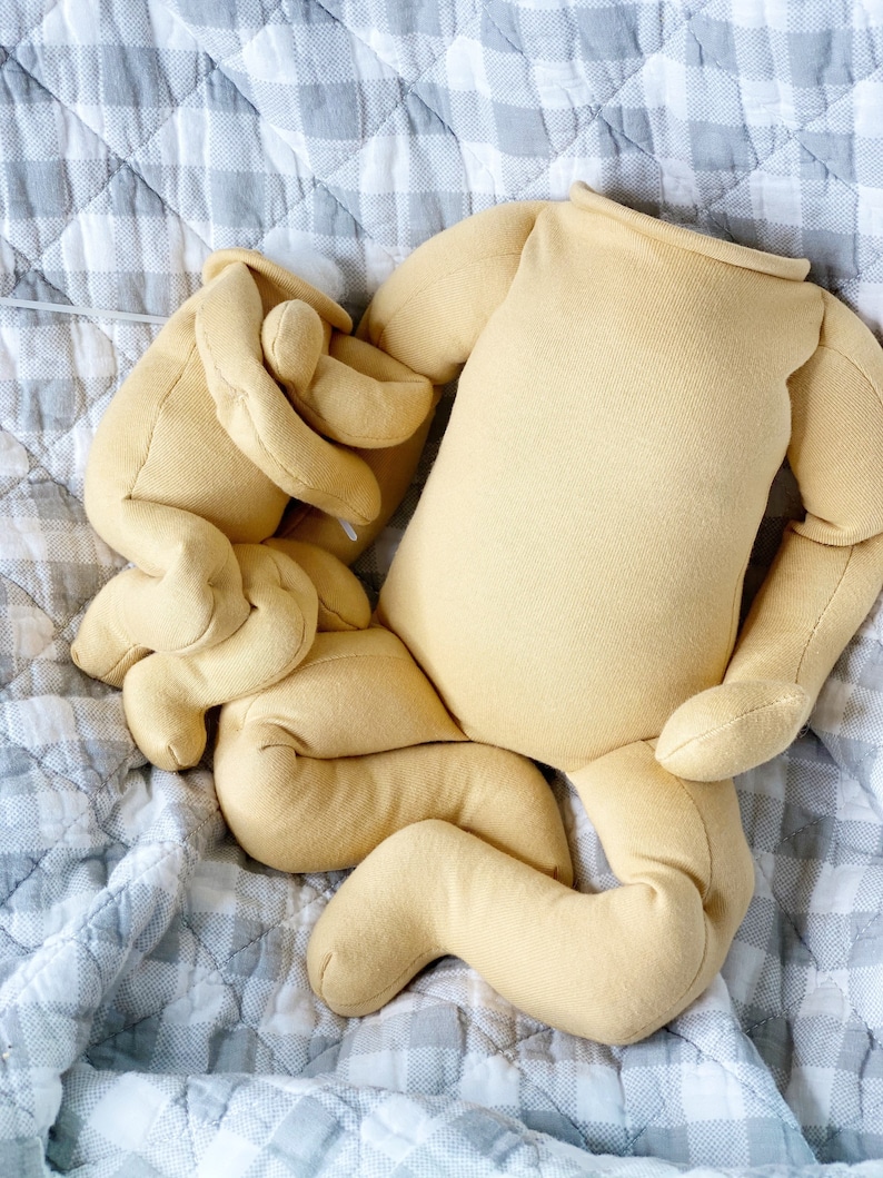 Reborn-Puppe Pose n' Cuddle Body Reggiesdolls, vorgefüllt, alle Größen. Kostenloser Versand nur in den USA Bild 7