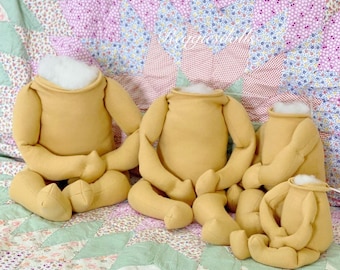 Reborn doll Pose n' Cuddle body Reggiesdolls Pre stuffed all sizes FRee SHipping in US only