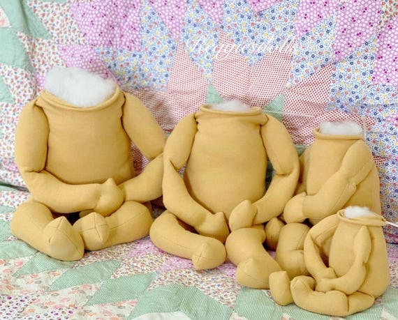 Reborn doll Pose n' Cuddle body Reggiesdolls Pre stuffed all sizes FRee SHipping in US only