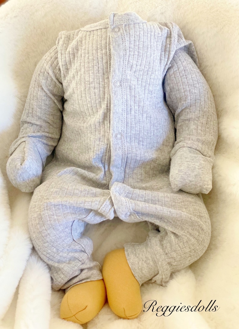Reborn doll NEW body with armatures in arms Reggiesdolls Pre stuffed all sizes FRee SHipping in US only image 9