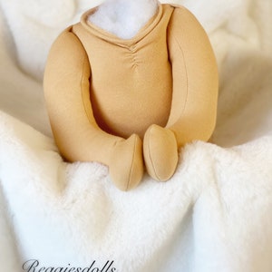 Reborn doll NEW body with armatures in arms Reggiesdolls Pre stuffed all sizes FRee SHipping in US only image 3