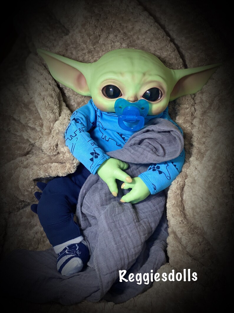Reborn Baby Yoda Preemie size doll Etsy