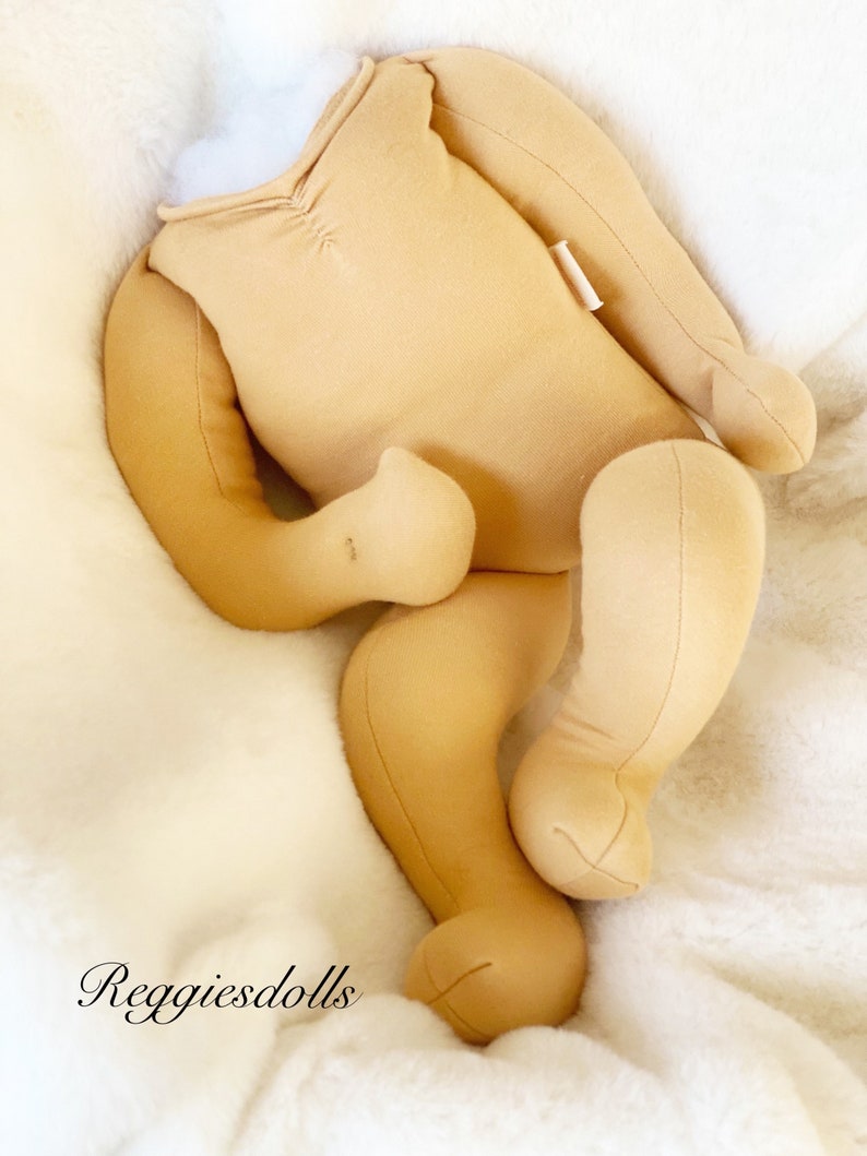 Reborn doll NEW body with armatures in arms Reggiesdolls Pre stuffed all sizes FRee SHipping in US only image 2