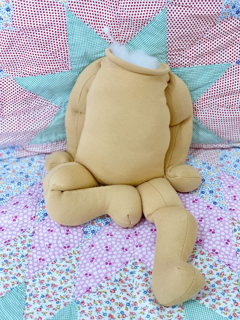 Reborn doll Pose n' Cuddle body Reggiesdolls Pre stuffed all sizes FRee SHipping in US only image 6