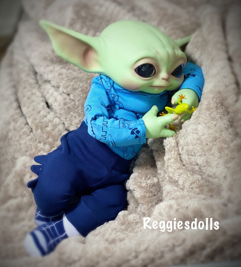 Reborn Baby Yoda Preemie size doll | Etsy