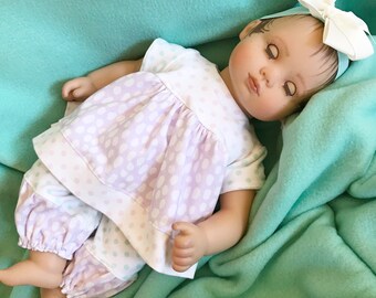 Doll clothes for a 15" baby doll 3 pc Bitty Baby