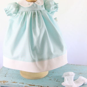 Reggie's Babydoll dress pattern PDF Fits Waldorf doll 15 to 17 image 5