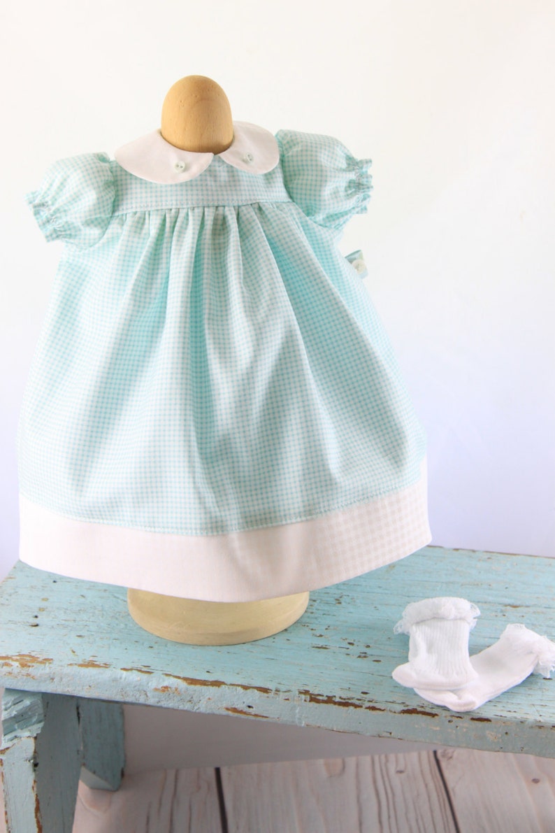 Reggie's Babydoll dress pattern PDF Fits Waldorf doll 15 to 17 image 5