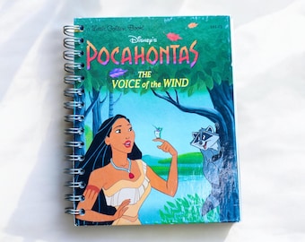 Eco-Friendly Pocahontas Upcycled Journal Blank & Perfect for Creativity!