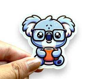 Cute Koala Sticker, for Laptops, Water Bottles, Notebooks, Phone, Cute Decal, Gift