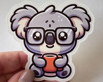 Cute Koala Sticker, for Laptops, Water Bottles, Notebooks, Phone, Cute Decal, Gift