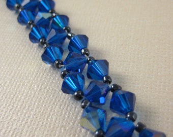 Blue Crystal Sparkle Bracelet