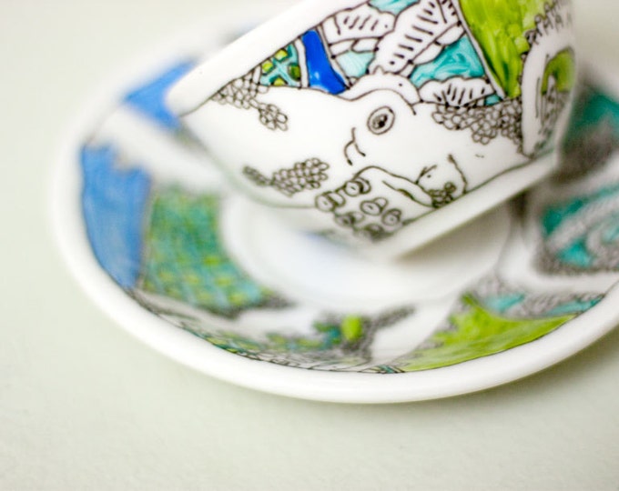 Octopus Single Person Tea Set Etsy