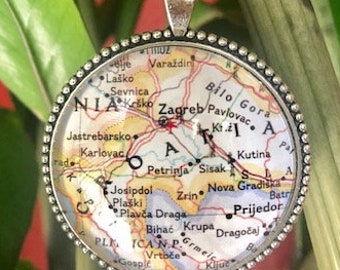 Croatia Map Ornament, Croatia Ornament, Christmas Ornament, Croatia, Souvenir, Hostess, Ancestry Gift, Housewarming Gift, Holiday Gift