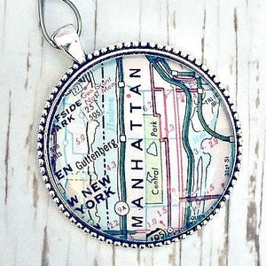 Manhattan Map Ornament met Central Park New York City aandenken maakt een geweldig gastvrouw cadeau