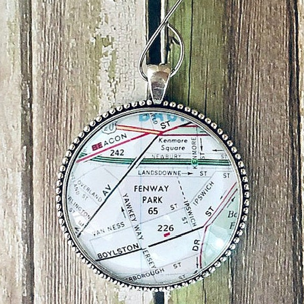 Fenway Park Map Ornament a super cute gift for any Boston Red Sox fan