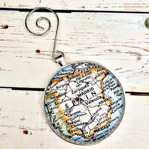 Spain Christmas Ornament , a great Hostess, Engagement or Ancestry Gift