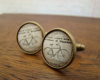 Bicycle Cuff Links - Style No. BK41