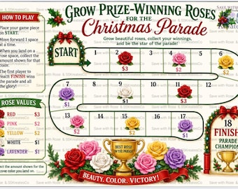 Rose parade Game set with street food