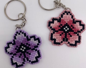Porte-clés Rond Tissu, Impression Double Face Méduse, Unisexe, Neuf Avec étiquettes