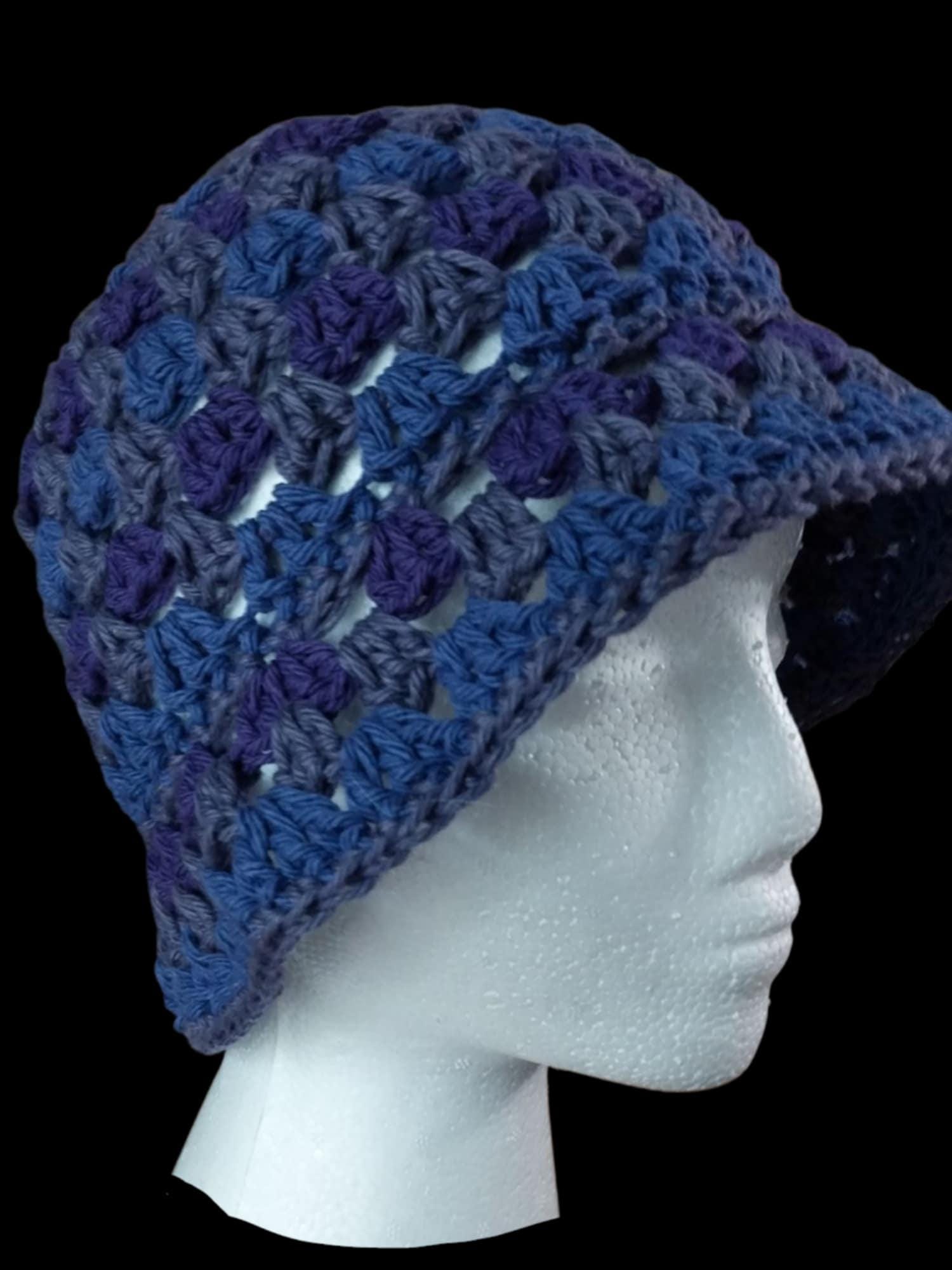 Granny Stitch Bucket Hat - Purple - Etsy